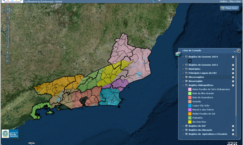 Portal de Geoinformações (WebGeo) democratiza e disponibiliza dados georreferenciados  do Rio de Janeiro