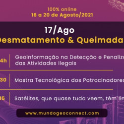 Destaques e replay do segundo dia do MundoGEO Connect 2021: Satélites e suas aplicações