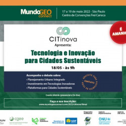 É amanhã! Evento CITinova sobre Cidades Sustentáveis, 18 de maio em São Paulo