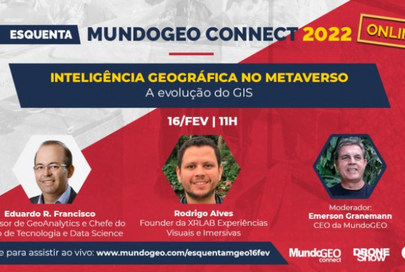 Esquenta MundoGEO Connect: Inteligência Geográfica no Metaverso – A Evolução do GIS