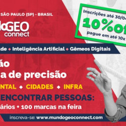 MundoGEO Connect 2022: inscrição nos cursos e seminários com 10% off só em abril