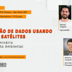 Integração de dados usando drones e satélites