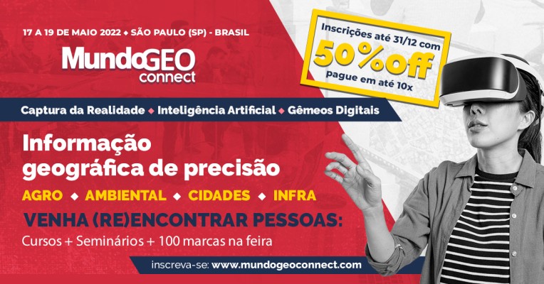 MundoGEO Connect 2022: abertas inscrições nos cursos e seminários com 50% off