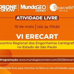 Encontro de Engenheiros Cartógrafos acontece na feira MundoGEO Connect 2023 em São Paulo