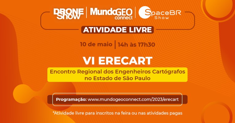 Encontro de Engenheiros Cartógrafos acontece na feira MundoGEO Connect 2023 em São Paulo