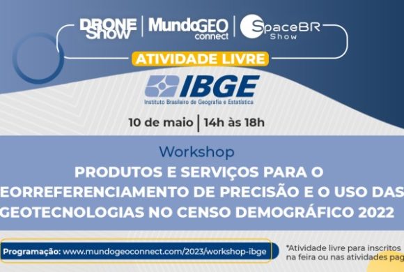 Workshop IBGE acontece na feira MundoGEO Connect 2023