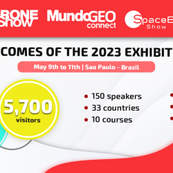 5,700 participants attended the MundoGEO Connect, DroneShow and SpaceBR Show 2023 in São Paulo