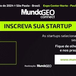 Competição de startups do setor de geotecnologias acontece no MundoGEO Connect 2024