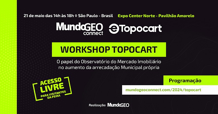 Workshop sobre Observatório do Mercado Imobiliário acontece no MundoGEO Connect 2024