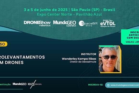 Curso Aerolevantamentos com Drones no MundoGEO Connect 2025