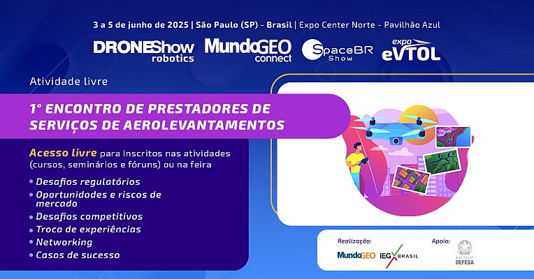 Encontro reúne Prestadores de Serviços de Aerolevantamentos no MundoGEO Connect 2025