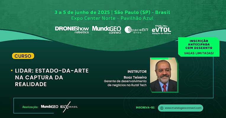 Curso de Lidar para Captura da Realidade no MundoGEO Connect 2025