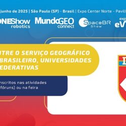 Workshop sobre Parcerias entre DSG, Universidades e Unidades Federativas na feira MundoGEO Connect 2025
