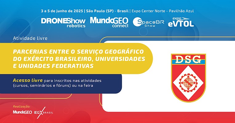 Workshop sobre Parcerias entre DSG, Universidades e Unidades Federativas na feira MundoGEO Connect 2025