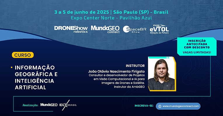 Curso de Informação Geográfica e IA no MundoGEO Connect 2025