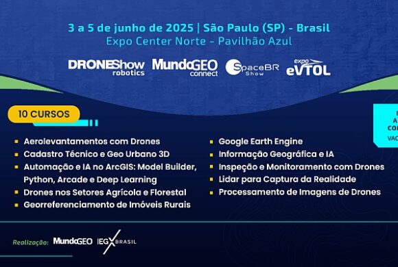 Inscrições abertas nos 10 cursos do MundoGEO Connect 2025