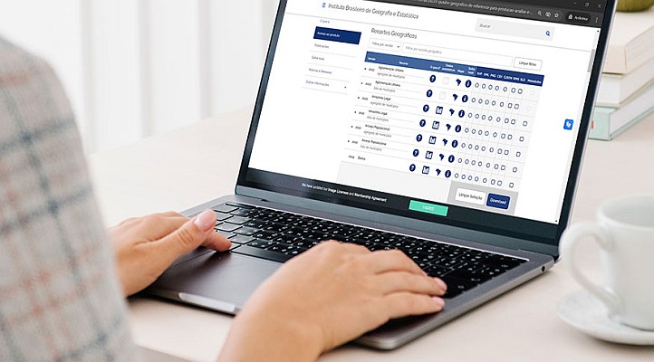 IBGE lança nova ferramenta para acesso a Quadro Geográfico de Referência