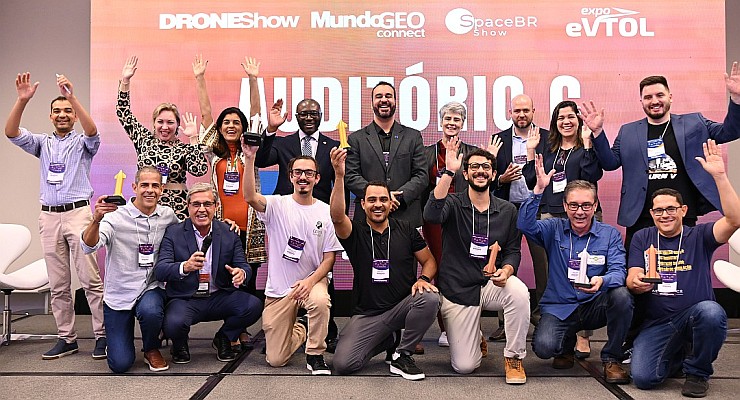 Startups ganhadoras do MundoGEO Pitch no MundoGEO Connect 2024