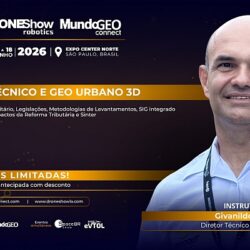 Curso no MundoGEO Connect abordará Cadastro Técnico Multifinalitário, Geo Urbano 3D e Impactos da Reforma Tributária