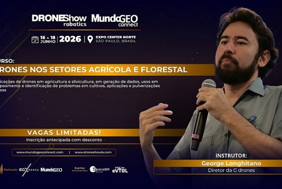 Curso no MundoGEO Connect abordará Drones nos Setores Agrícola e Florestal