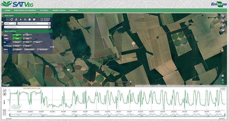 Embrapa atualiza sistema de análise temporal da vegetação com dados do Brazil Data Cube Embrapa atualiza sistema de análise temporal da vegetação com dados do Brazil Data Cube