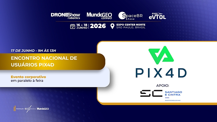Encontro de Usuários do Pix4D acontece no MundoGEO Connect 2026 Encontro de Usuários do Pix4D acontece no MundoGEO Connect 2026