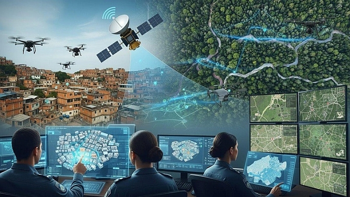 Geointeligência é arma das forças policiais e de defesa no combate ao crime organizado Geointeligência é arma das forças policiais e de defesa no combate ao crime organizado