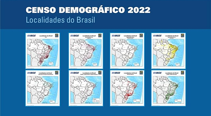 IBGE atualiza localidades e disponibiliza nova ferramenta de consulta do Censo