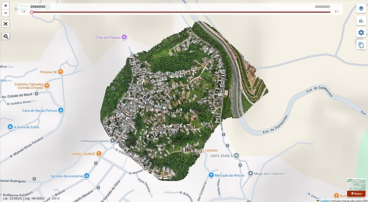INPE testa nova plataforma de sensoriamento remoto para mapeamento de favelas INPE testa nova plataforma de sensoriamento remoto para mapeamento de favelas