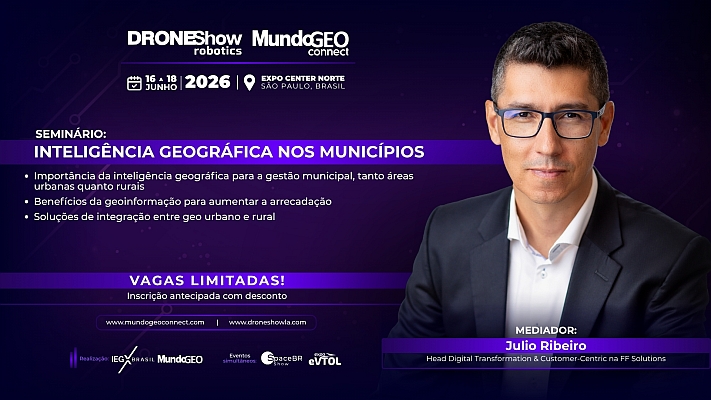 Seminário no MundoGEO Connect debaterá a Inteligência Geográfica nos Municípios Seminário no MundoGEO Connect debaterá a Inteligência Geográfica nos Municípios