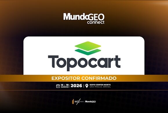 Topocart confirmada na MundoGEO Connect 2026 Topocart confirmada na MundoGEO Connect 2026