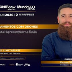 Curso no MundoGEO Connect abordará os Aerolevantamentos com Drones
