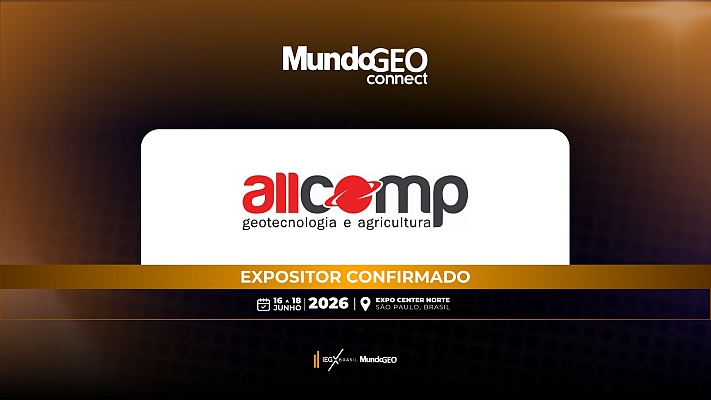AllComp confirmada como expositora na MundoGEO Connect 2026
