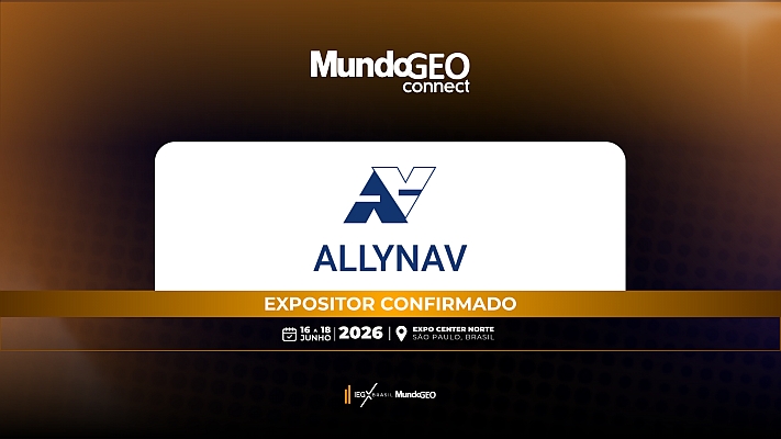 AllyNav confirmada como expositora na MundoGEO Connect 2026