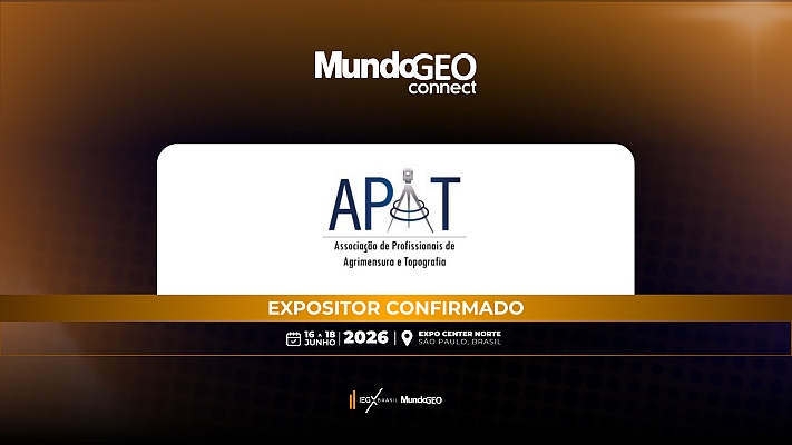 APAT confirmada como expositora na MundoGEO Connect 2026