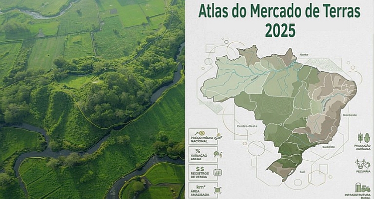 Incra disponibiliza novo Atlas do Mercado de Terras