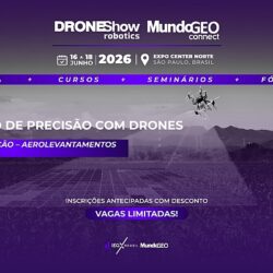 Feira MundoGEO Connect 2026 vai destacar a captura da realidade usando drones