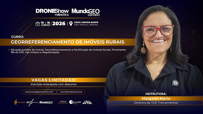 Curso no MundoGEO Connect abordará temas ligados ao Georreferenciamento e Certificação de Imóveis Rurais Curso no MundoGEO Connect abordará temas ligados ao Georreferenciamento e Certificação de Imóveis Rurais