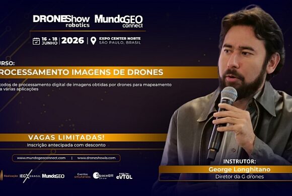 Curso no MundoGEO Connect abordará o processamento de imagens obtidas por drones Curso no MundoGEO Connect abordará o processamento de imagens obtidas por drones