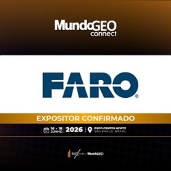 FARO confirmada como expositora na MundoGEO Connect 2026