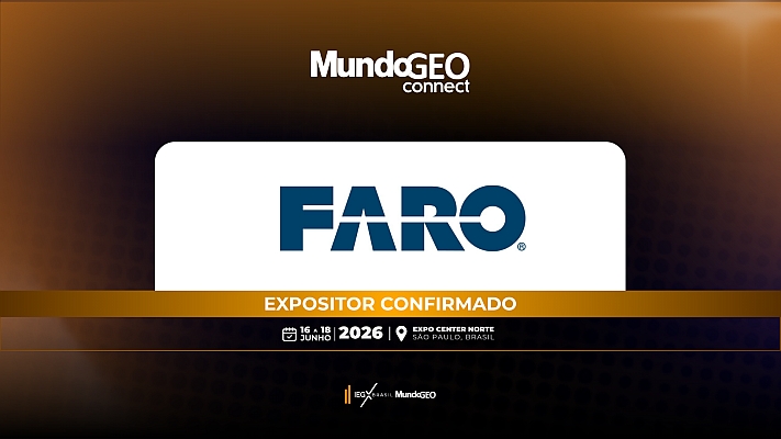 FARO confirmada como expositora na MundoGEO Connect 2026
