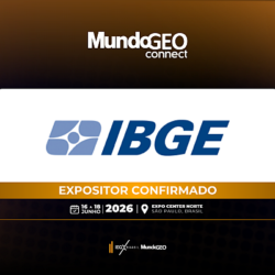 IBGE confirmado como expositor na feira MundoGEO Connect
