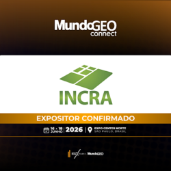 Incra confirmado como expositor na feira MundoGEO Connect