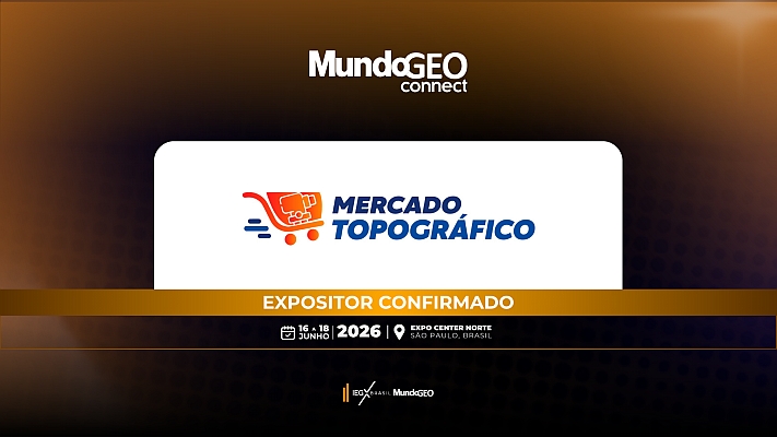 Mercado Topográfico confirmada como expositora na MundoGEO Connect 2026