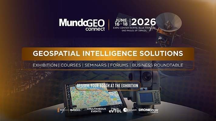 MundoGEO Connect 2026 exhibition already has 60% of its area occupied