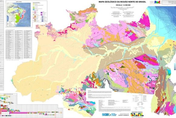 Serviço Geológico do Brasil anuncia novo mapa da Região Norte Serviço Geológico do Brasil anuncia novo mapa da Região Norte