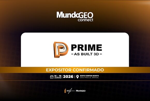 Prime As Built 3D confirmada como expositora na MundoGEO Connect 2026