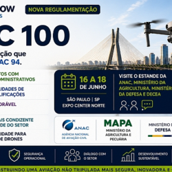 ANAC aprova RBAC 100 com novas regras para operações com drones
