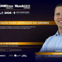 Curso no MundoGEO Connect abordará a Regulamentação para operação de drones