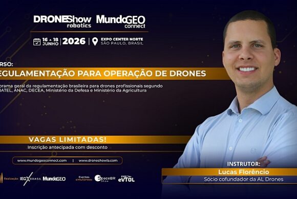 Curso no MundoGEO Connect abordará a Regulamentação para operação de drones Curso no MundoGEO Connect abordará a Regulamentação para operação de drones
